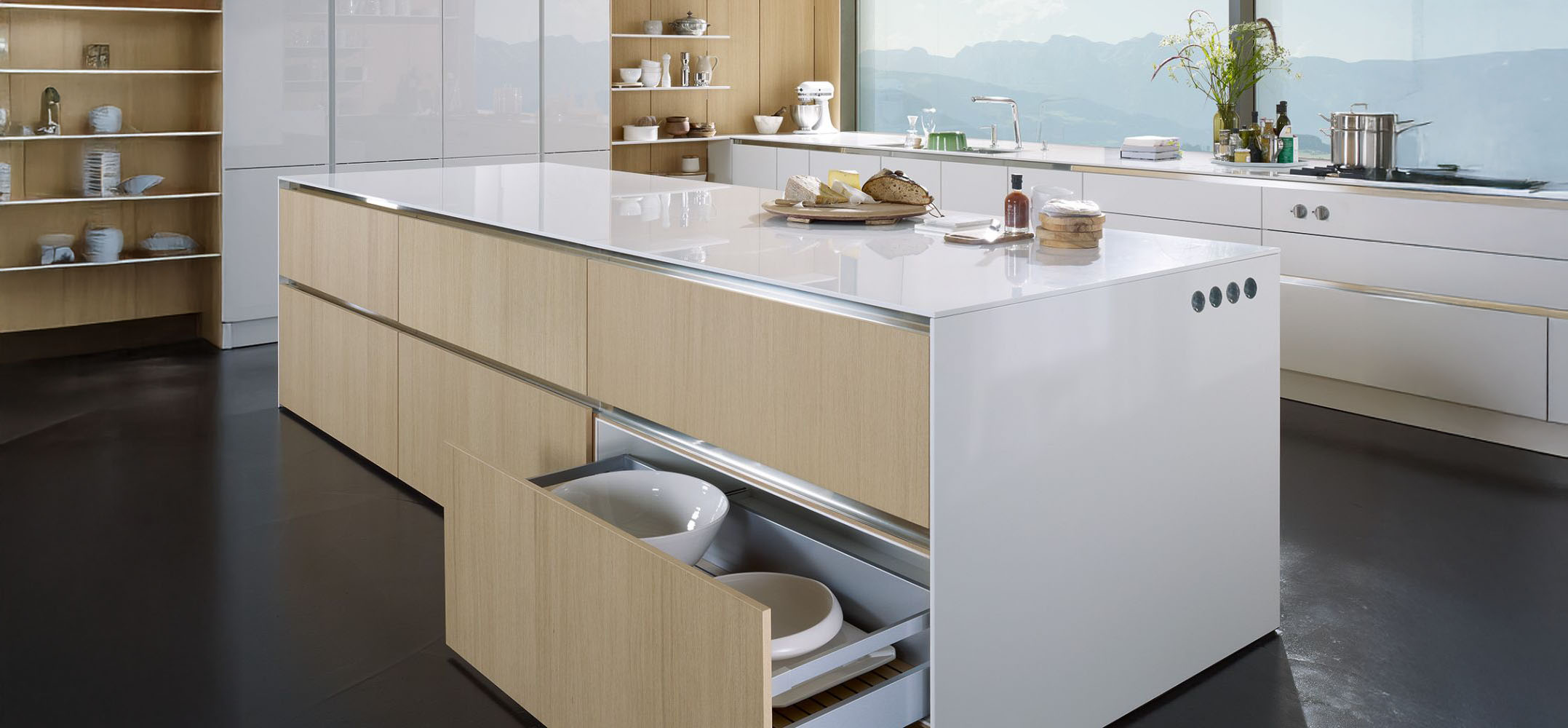 cocinas push‑to‑open