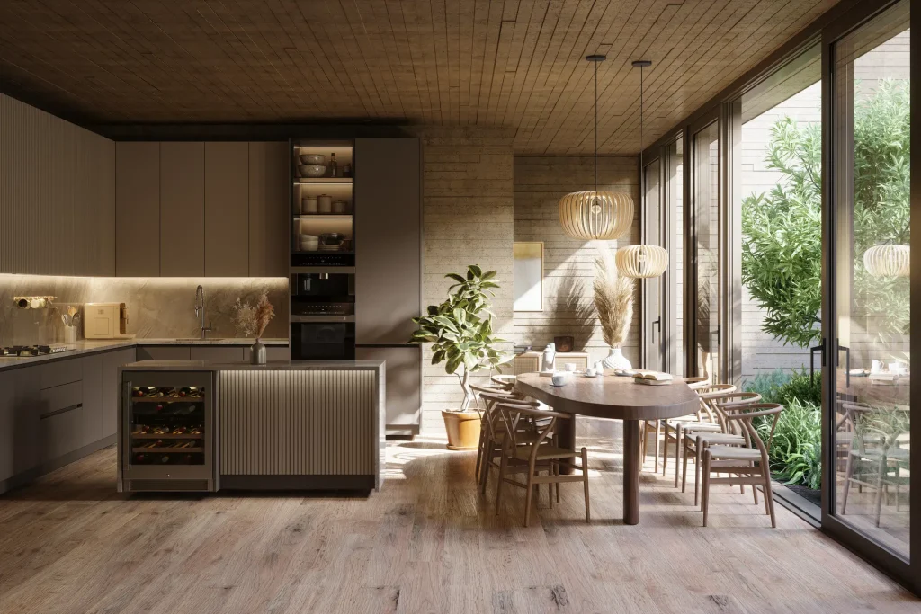 cocina abierta salon