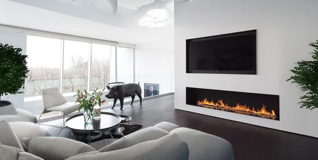 FLA4 1490 Quemador automatico de bioetanol cabecera