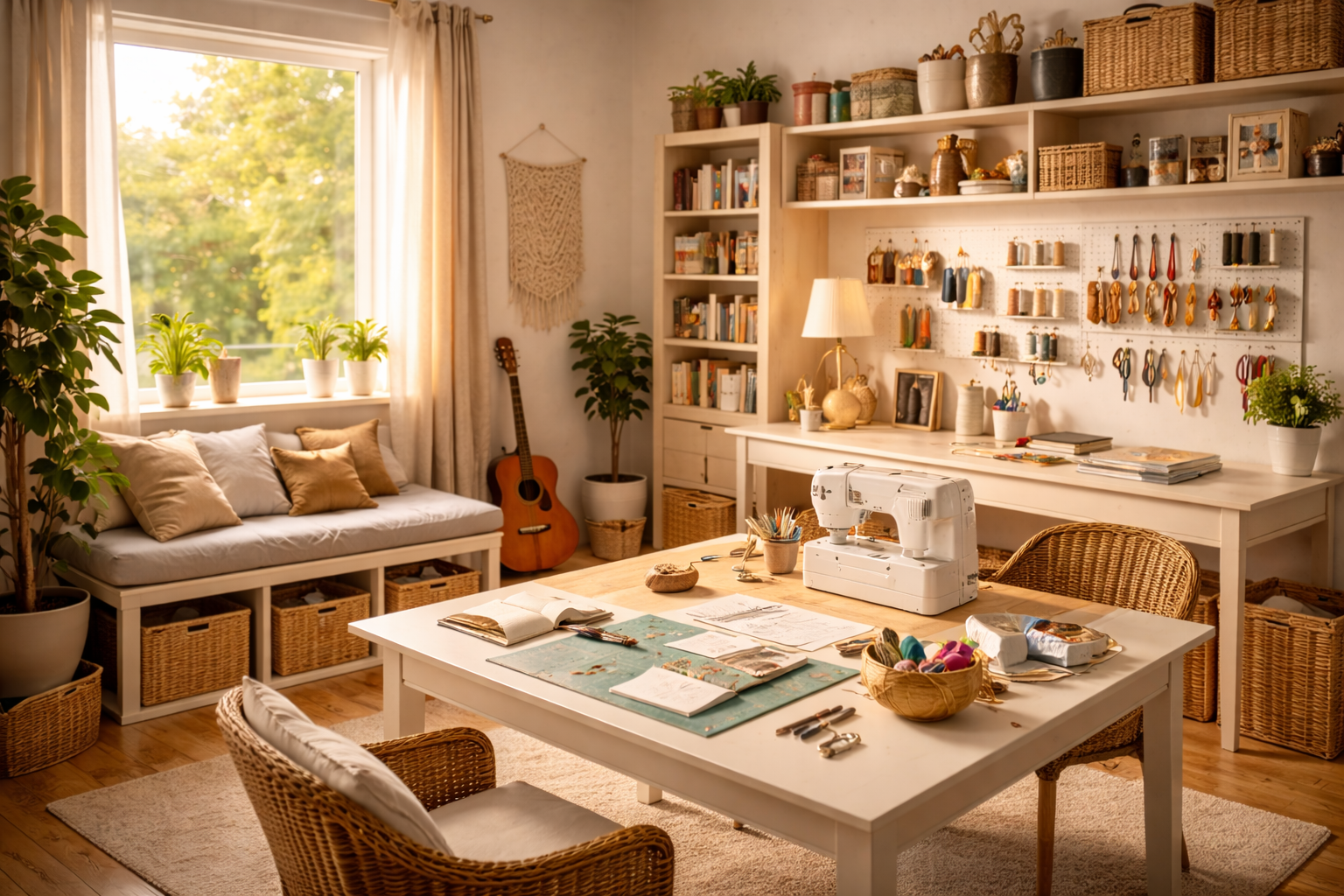 habitacion rehabilitada sala de manualidades