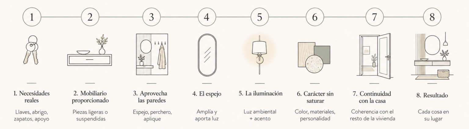 Decorar un recibidor