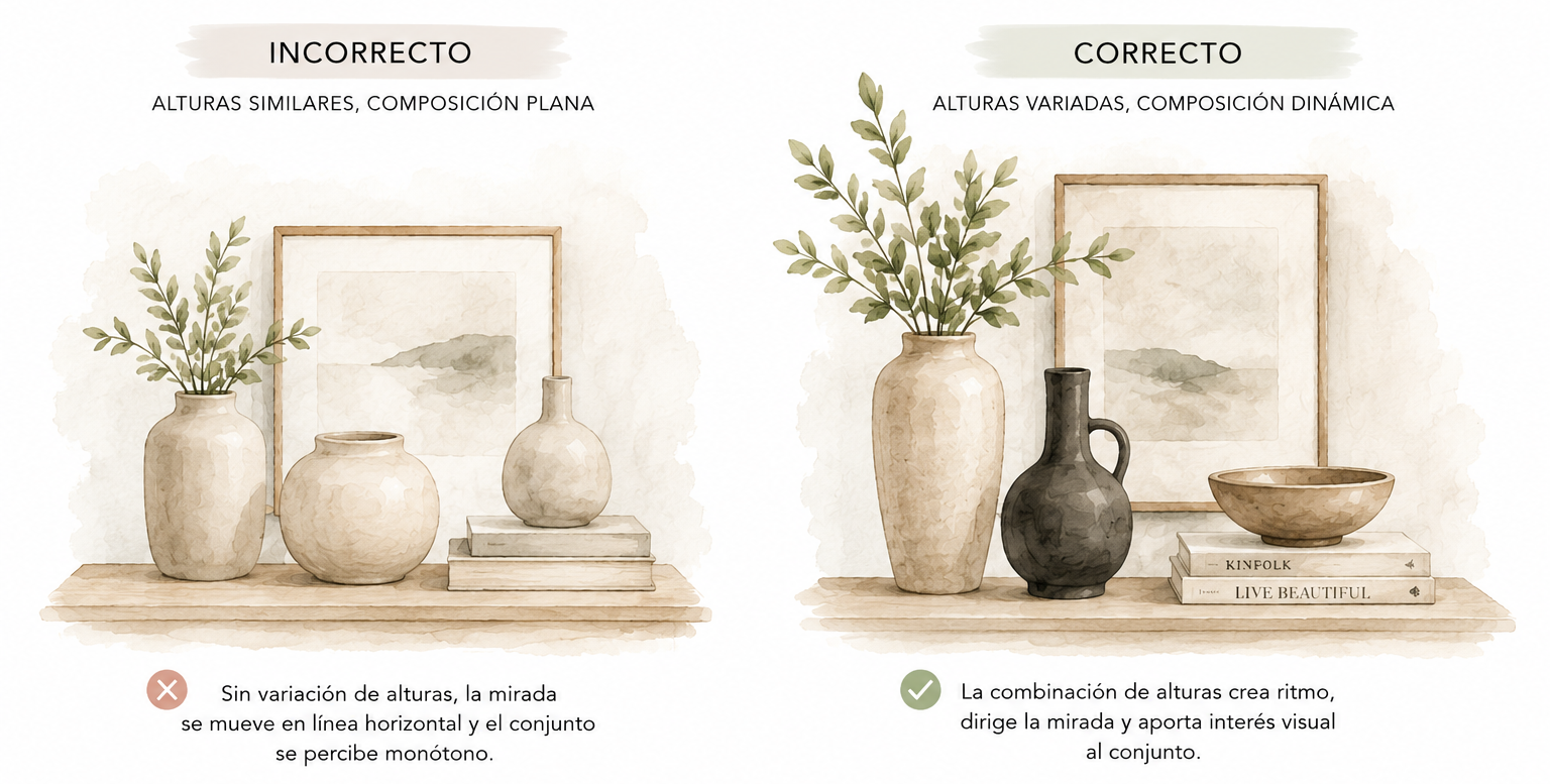 Diferentes alturas